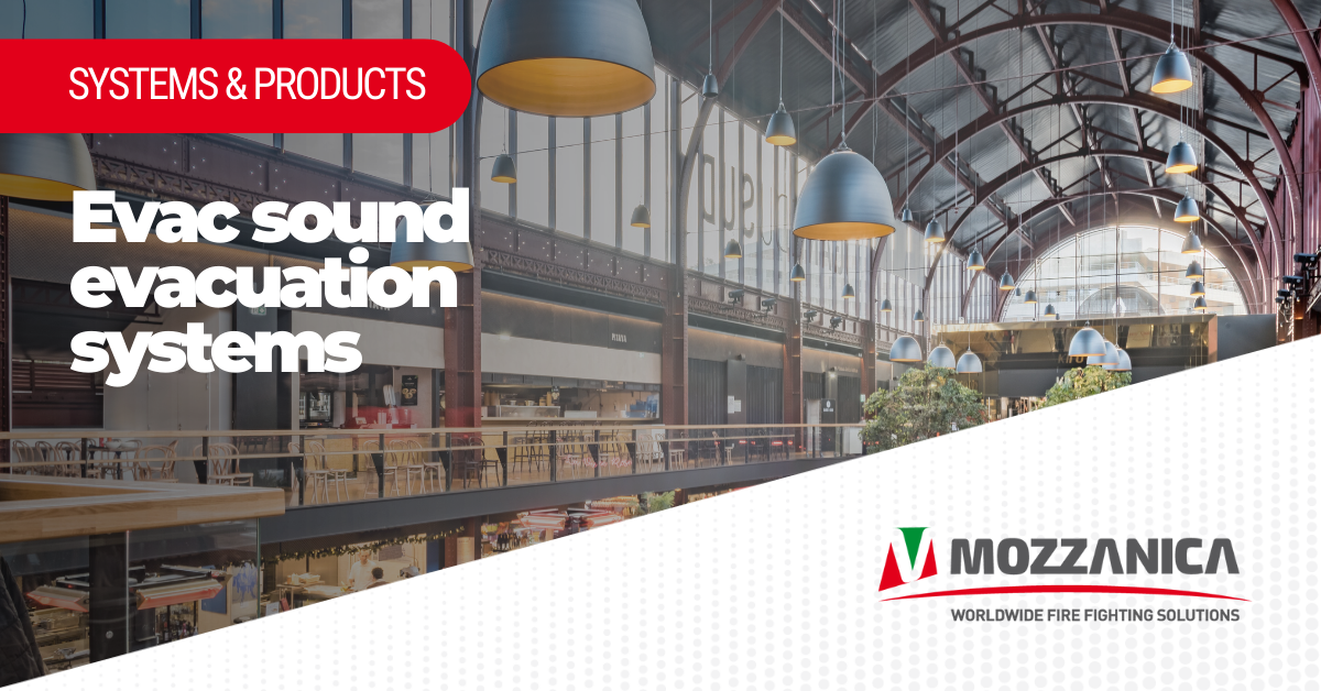 Systems and products Evac sound evacuation systems Mozzanica